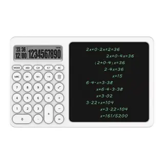 Çok Amaçlı Digital Hesap Makinesi Lcd Ekran Yazma Tableti Ofis Okul İçin Silinebilir El Yazısı Not Defteri