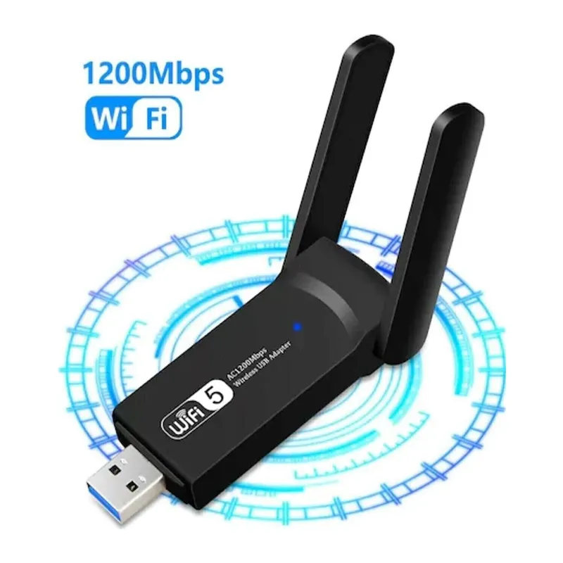 Dual Band Ac1200 Usb 3.0 Adaptör Kablosuz Wifi Yükseltici