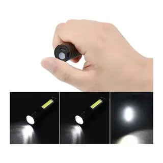 Mini Çok Güçlü Şarjlı El Feneri (xpe-cob Led) Wt-030