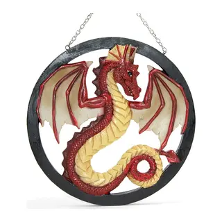 Duvara Asmalı Polyester Dragon Pano Alk2345