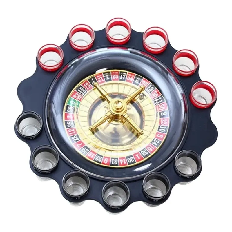 12'li Shot Bardaklı Rulet Oyunu Siyah Alk2547