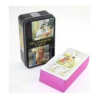 Decameron Metal Kutulu Tarot Kartı Alk2768