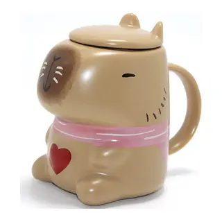 3d Capybara Tasarımı Porselen Kupa Bardak Alk4510