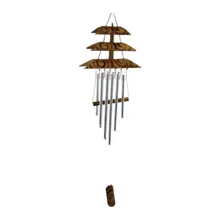 Bambu Metal Çanlı Rüzgar Çanı Repot-4