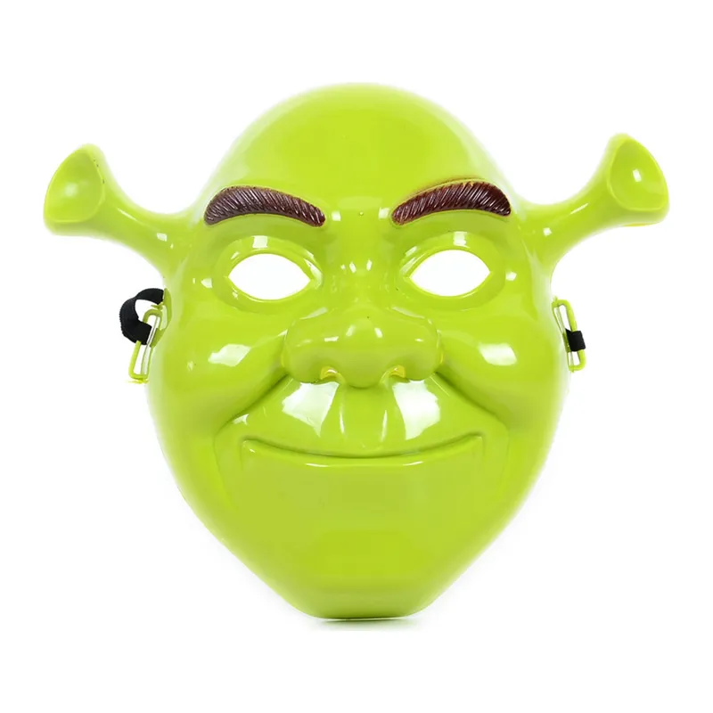 Yeşil Shrek Maskesi 21x25 Cm