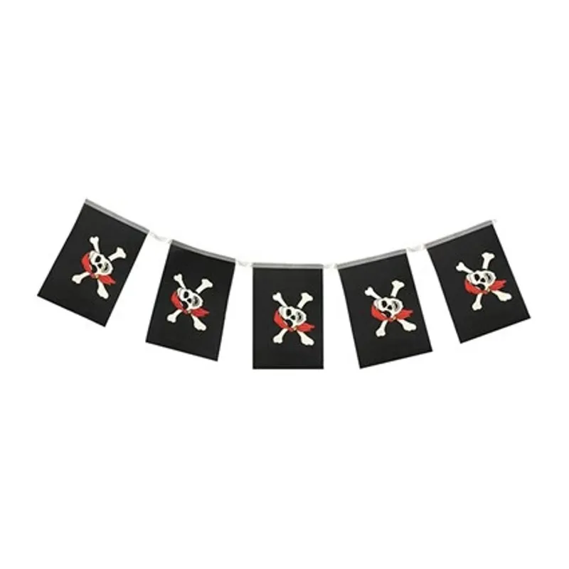 Korsan Partisi Korsan Logo Baskılı Flama Süs Afiş Süsleme 8 Li