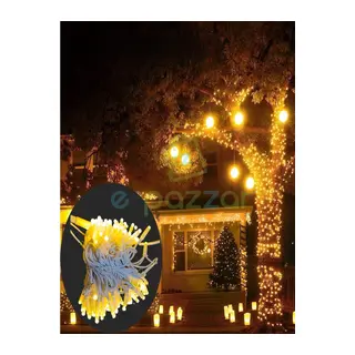 10m 100 Led Ip65 Dış Mekan Led Işık Beyaz Kablo