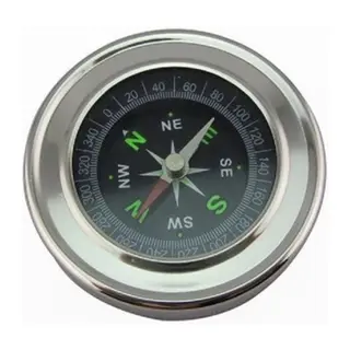 Yuvarlak Metal Kasa Dayanıklı Pusula 80mm