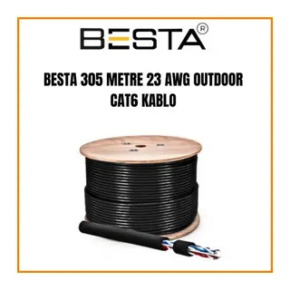 305 METRE 23 AWG OUTDOOR CAT6 KABLO