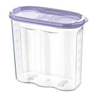 BUFFER® 2 Kapaklı Ölçekli Erzak Kuru Gıda Saklama Kutusu Kabı - 1,7 Litre - SA935