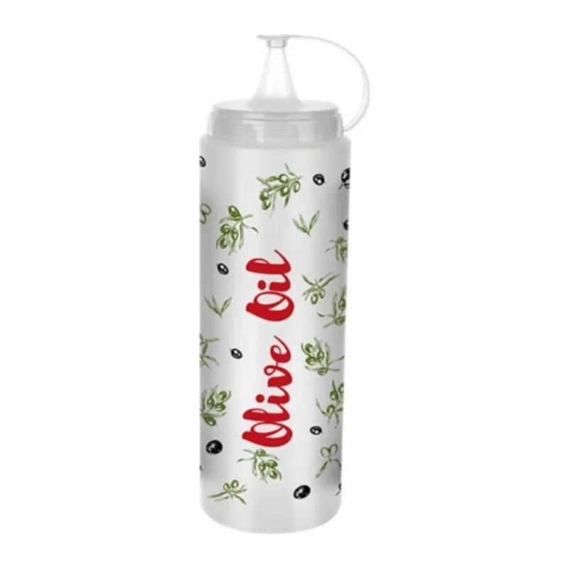 BUFFER® Şeffaf Kapaklı Sızdırmaz Yağlık Sosluk Şişesi Plastik Yağdanlık Master Chef AP-9471