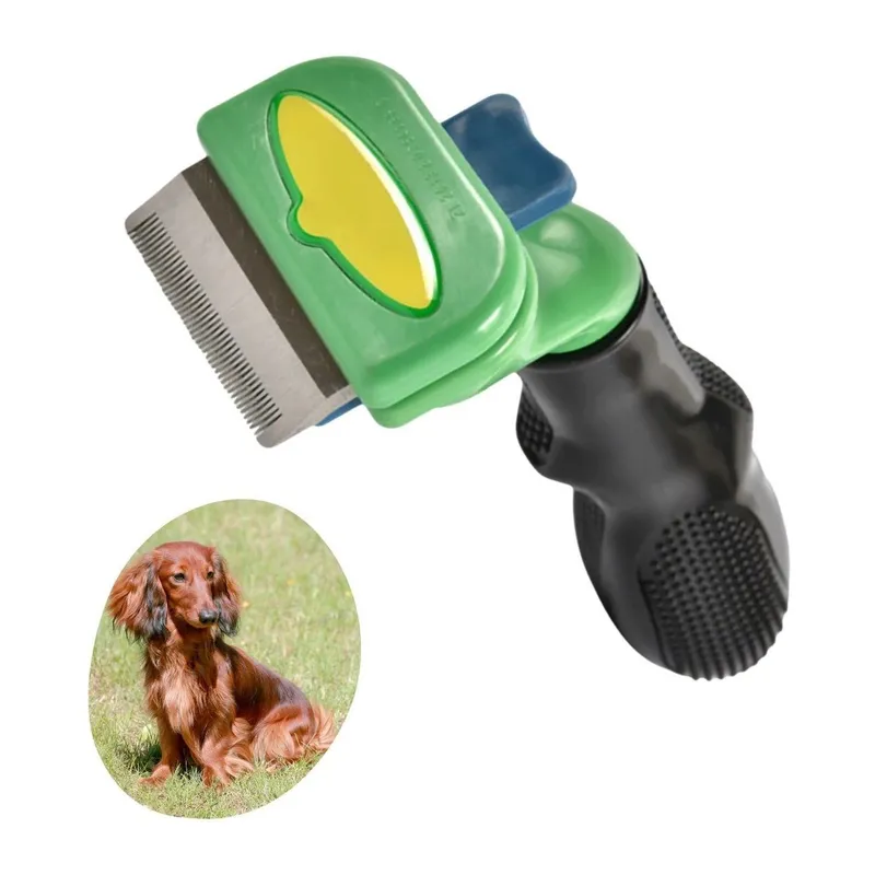 TrdStore Kedi ve Köpekler İçin Uzun Tüylü Köpek Tarağı Tüy Toplayıcı tarak Small