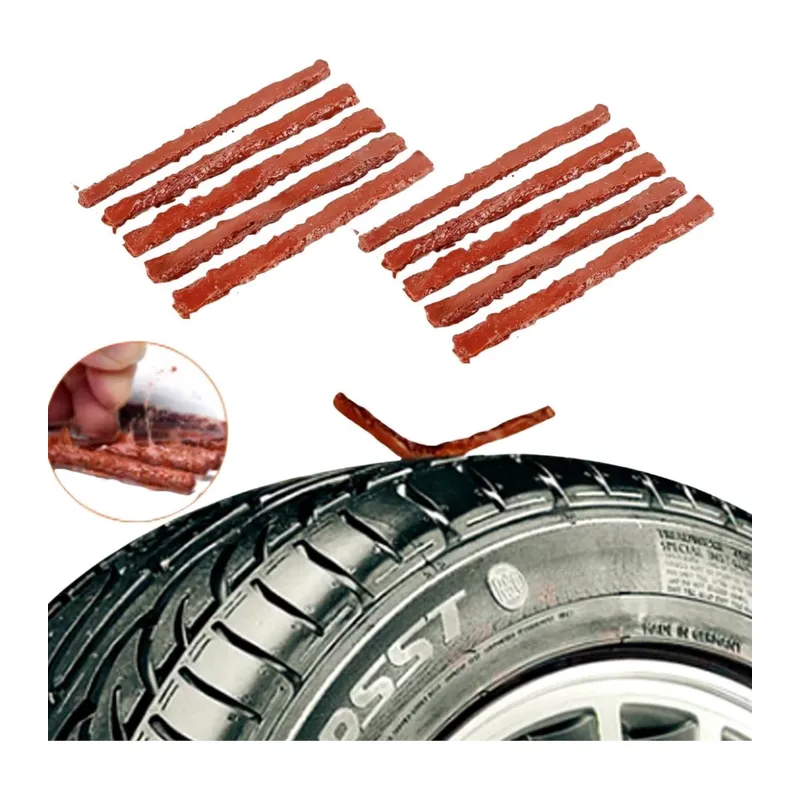 BUFFER® 10 Adet Lastik Onarım İçin Lastik Tamir Fitili Yedek Lastik Fitili
