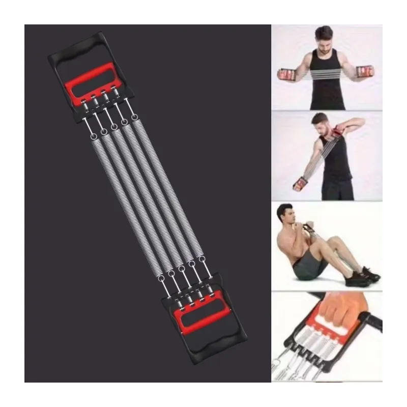 TrdStore® Göğüs Genişletme ve Kuvvet Egzersiz Aleti – 5 Yaylı 5 Kademeli Ayarlanabilir Fitness ve Kuvvet Antrenmanı Ekipmanı