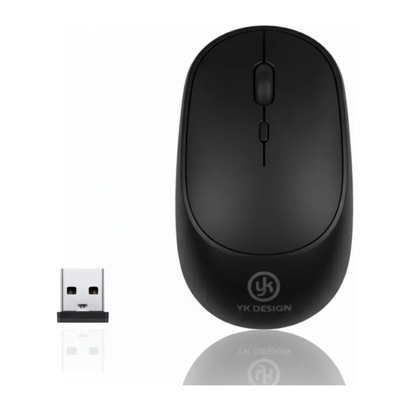 TrdStore® Siyah Renkli Ergonomik Sessiz Kablosuz Mouse – USB Alıcılı, Ofis ve Oyun İçin Konforlu Bilgisayar Faresi MS6310