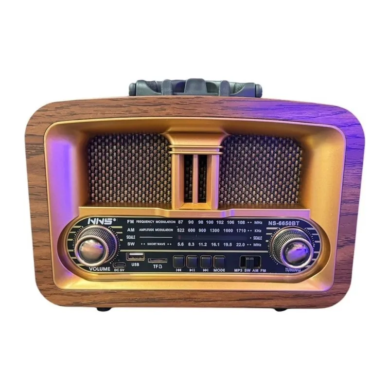 TrdStore® Taşınabilir Klasik AM/FM/SW Retro Ev Radyo USB ile Şarj Olabilen Retro Radyo