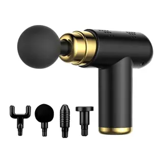 BUFFER® 4 Başlıklı USB Şarj Olabilen Masaj Tabancası