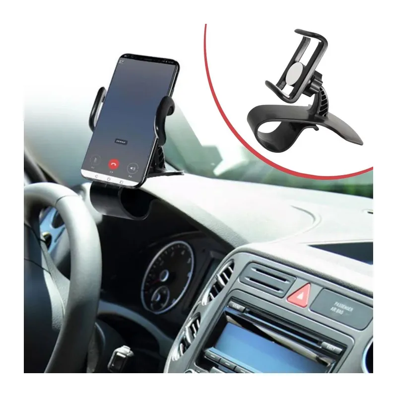 TrdStore® Araç İçi Konsola Takılan Döner Başlıklı Telefon Kıskacı Telefon Tutucu