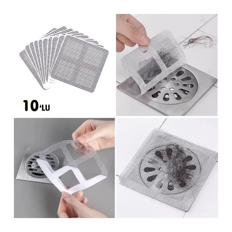 BUFFER® 10'lu Banyo ve Mutfak Lavabo Koku Önleyici ve Haşere Böcek Önleyici Gider Filtresi