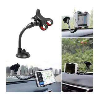 BUFFER® Akrobat Cama Sabitlenen Güçlü Vakumlu 360 Derece Dönen Tüm Modellere Uyan Oto Telefon Tutucu