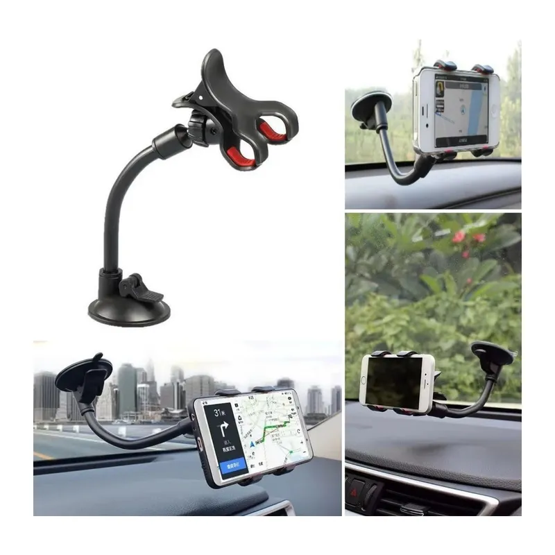 TrdStore® Akrobat Cama Sabitlenen Güçlü Vakumlu 360 Derece Dönen Tüm Modellere Uyan Oto Telefon Tutucu