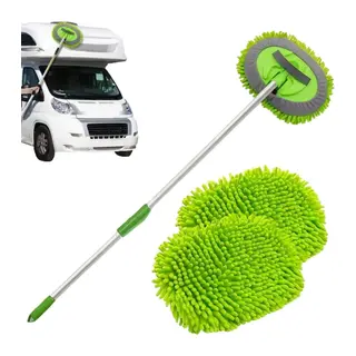 BUFFER® Yedek Mikrofiber Bezli Oto Yıkama Mop Seti