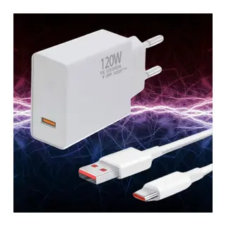 BUFFER® 120W USB Hızlı Type C Uçlu Kablolu Şarj Aleti