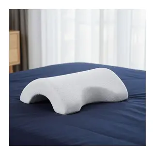BUFFER® % 100 Visco Kavisli Ortopedik Yıkanabilir Kumaş Kılıflı Bel Boyun Bacak Ağrıları İçin Yastık