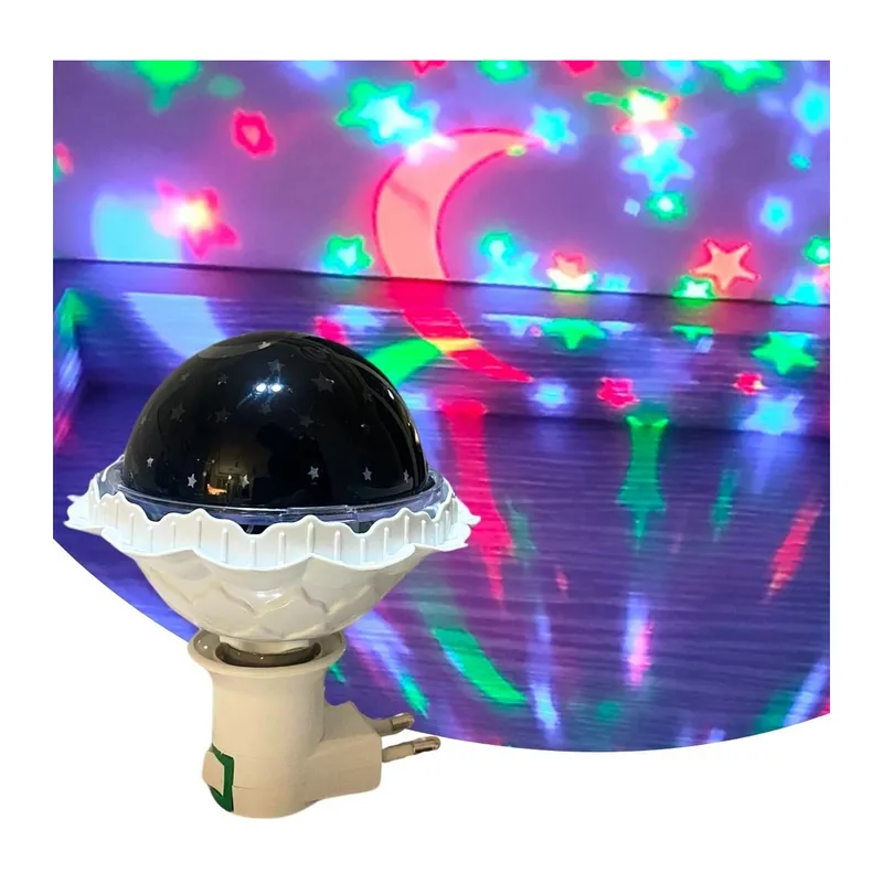 TrdStore® Kristal Gökyüzü Modlu Yıldızlı Hareketli 360 Derece Dönen Kristal Led Ampul