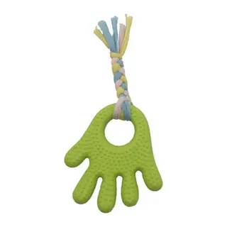 BUFFER® Handrope El Şekilli Plastik El Uzantılı Oyun Halatı 2 Kişilik Köpek Oyuncağı İnteraktif