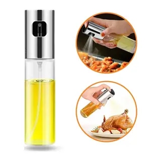BUFFER® 100ml Kapasiteli Şeffaf Spreyli Yağdanlık Sosluk Yağ Püskürtücü Yağ Şişesi