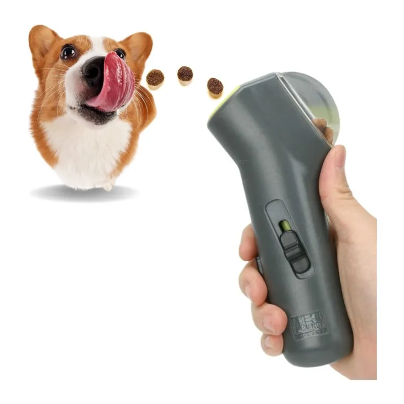 BUFFER® Kedi ve Köpekler İçin Hazneli Mama Fırlatma Oyuncağı Yem Atıcı Aparat