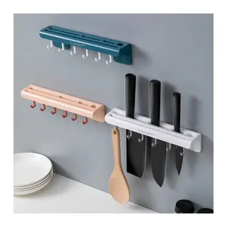 BUFFER® Pratik Çoklu Bıçak Askısı Mutfak Bıçak Düzenleyici Organizer Dayanıklı Bıçaklık