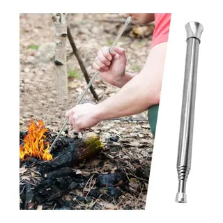 BUFFER® Teleskopik Ateş Başlatıcı Outdoor Üfleme Borusu 63 Cm