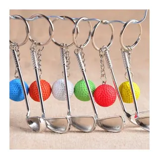 BUFFER® Gerçekçi Golf Tasarımlı Şık Anahtarlık Kolye Çanta Süsü Golf Keychain
