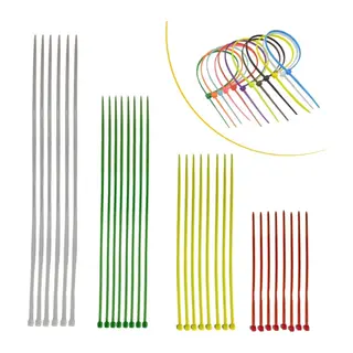 BUFFER® 30 Parça Plastik Kablo Kelepçe Seti Kablo Düzenleyici Bağlama Bantları