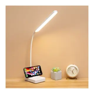 BUFFER® İnce Uzun USBli Dokunmatik 3 Kademeli 360 Derece Özel Göz Korumalı led Lityum Masa Lambası