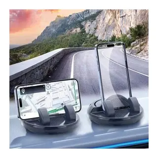 BUFFER® Numaratörlü Güçlü Yapışkanlı 360 Derece Dönebilen Su Geçirmez Araç İçi Telefon Tutucu Plastik Aparat