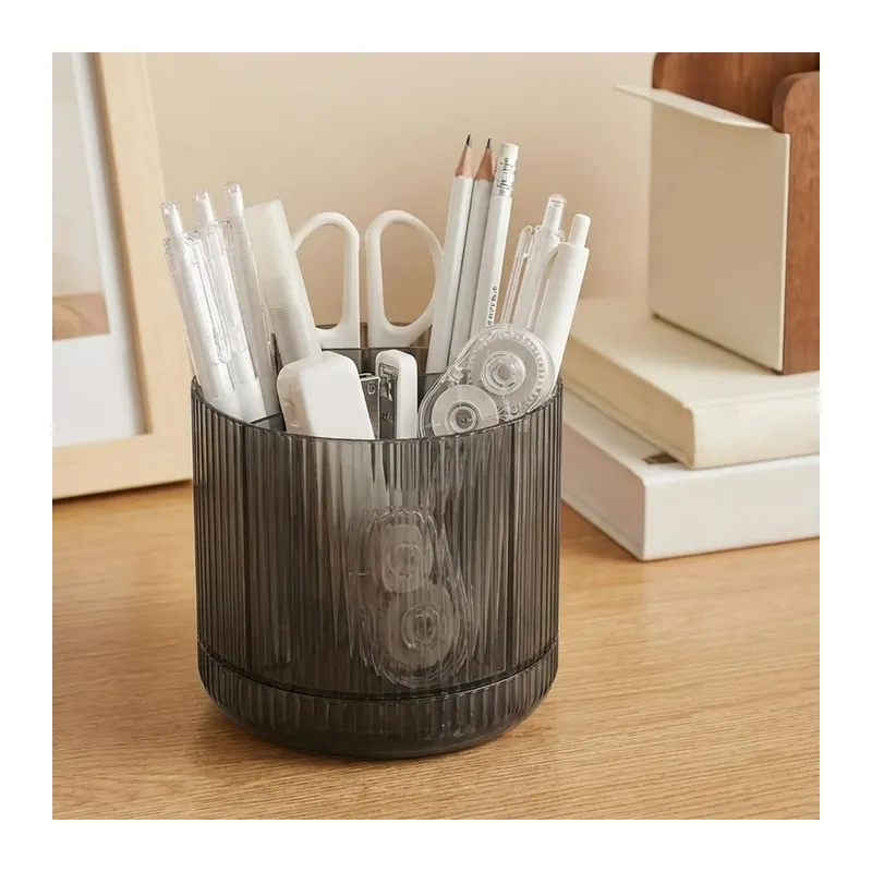 BUFFER® 360° Dönebilen Plastik Organizer – Çok Amaçlı Mutfak, Banyo ve Makyaj Malzemesi Düzenleyici, Döner Masaüstü Stand