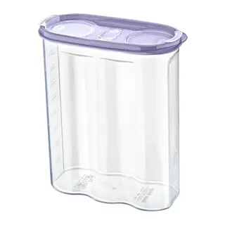 BUFFER® 2 Kapaklı Ölçekli Erzak Kuru Gıda Saklama Kutusu Kabı 2,4 Litre-SA940
