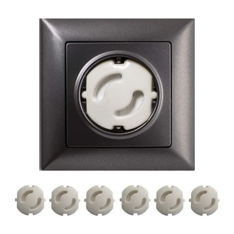 TrdStore® Bebek Çocuk Priz Koruma Kapağı (6 Adet) Çocuk Güvenliği, Priz Muhafazası, Priz Kapatıcı