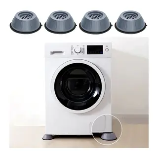 BUFFER® Çamaşır Makinesi Sarsıntı Titreşim Ses Önleyici Kaydırmaz Ayak 4lü Set
