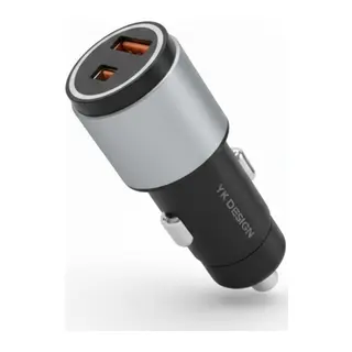 BUFFER® Araç İçi Çakmaklığa TakılanType-C ve USB Girişli 2 Portlu Hızlı Şarj Adaptörü