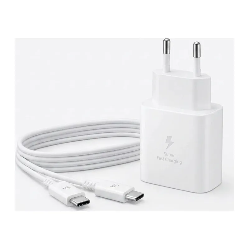 BUFFER® 45W Süper Hızlı Şarj Adaptörü USB-C PD 3.0 PPS Fast Charger + 5A Type-C to Type-C Kablo