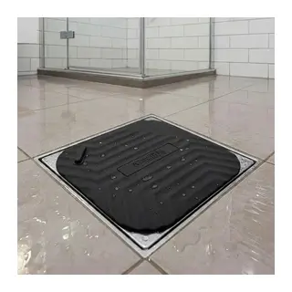 BUFFER® Siyah Kare Evye Gider Koku Önleyici Silikon Mat – Lavabo Süzgeç ve Haşere Engelleyici