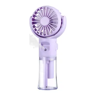 BUFFER® 4 Kademeli Spreyli Şarjlı El Fanı – Boyuna Asılabilir USB Şarjlı Taşınabilir Mini Fan F4