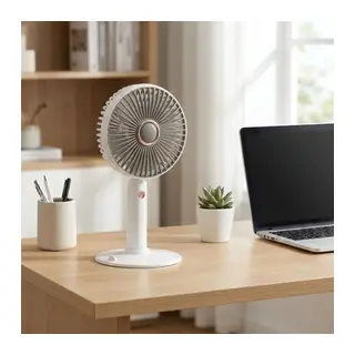 BUFFER® 3 Kademeli Masaüstü Fan – Telefon Tutuculu Standlı Taşınabilir Mini Fan ZB161