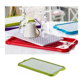 Pratik Lavabo Tezgah Üstü Bulaşık Kurutmalığı Süzmatik 22x40 cm