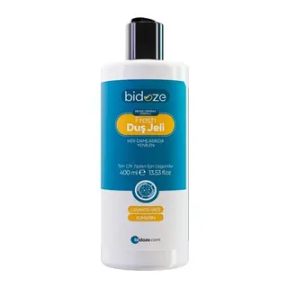 Bidoze Fresh Beyaz Zambak Kokulu Duş Jeli 400 Ml | Lavanta Yağı Özlü Nemlendirici Vücut Şampuanı
