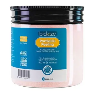 Bidoze Partiküllü Vücut Peelingi 500 Ml | Kolajen ve E Vitamini Destekli Arındırıcı Scrub